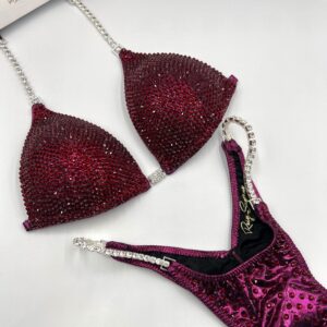 The Rachael - Blackcurrent U Front Bikini